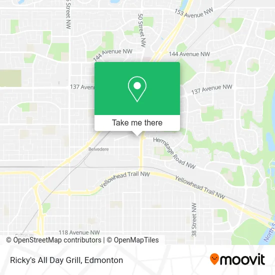 Ricky's All Day Grill map