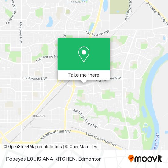Popeyes LOUISIANA KITCHEN map