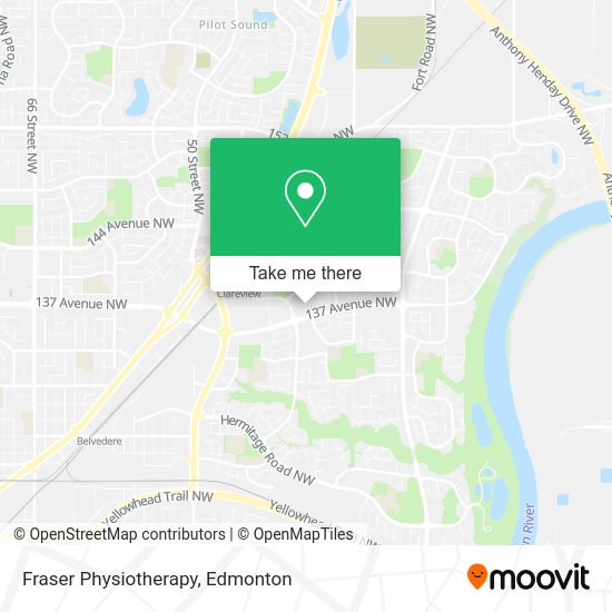 Fraser Physiotherapy map