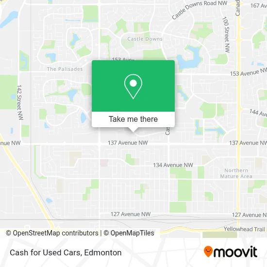 Cash for Used Cars map