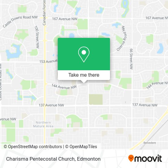 Charisma Pentecostal Church map