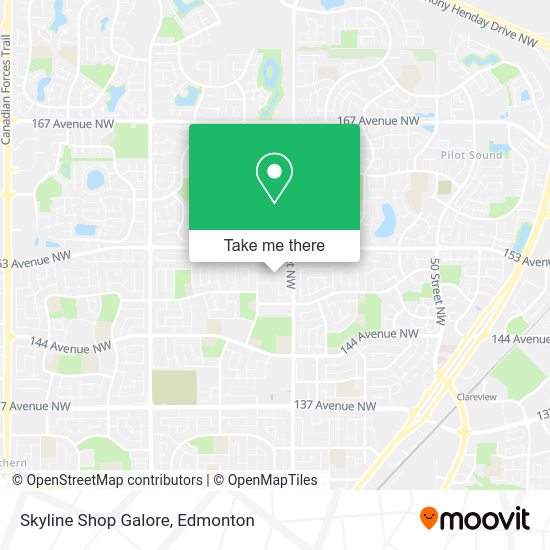 Skyline Shop Galore map