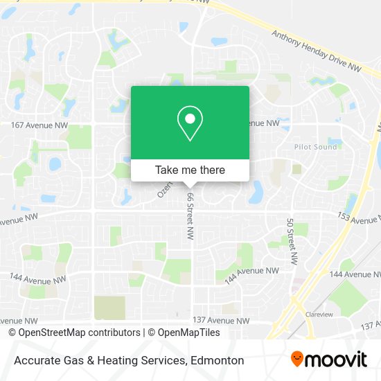 Accurate Gas & Heating Services map