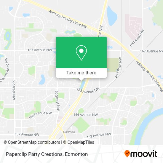 Paperclip Party Creations map