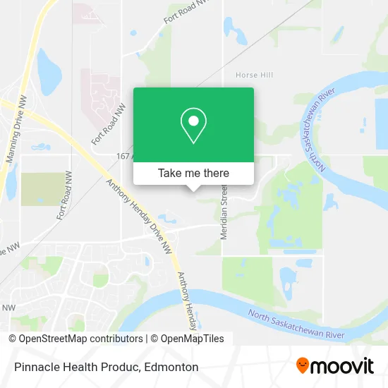 Pinnacle Health Produc map