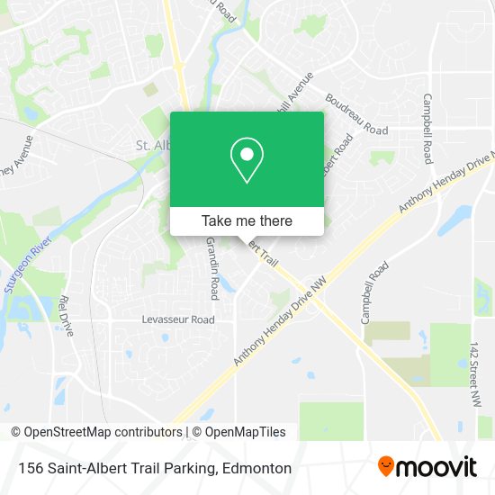 156 Saint-Albert Trail Parking plan