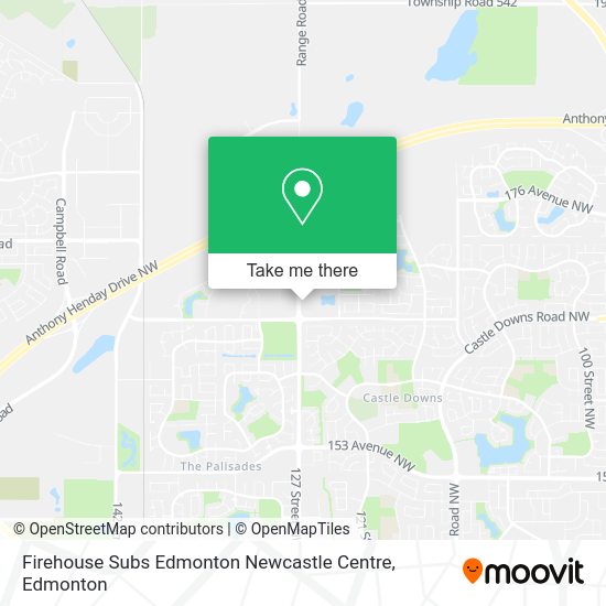 Firehouse Subs Edmonton Newcastle Centre map