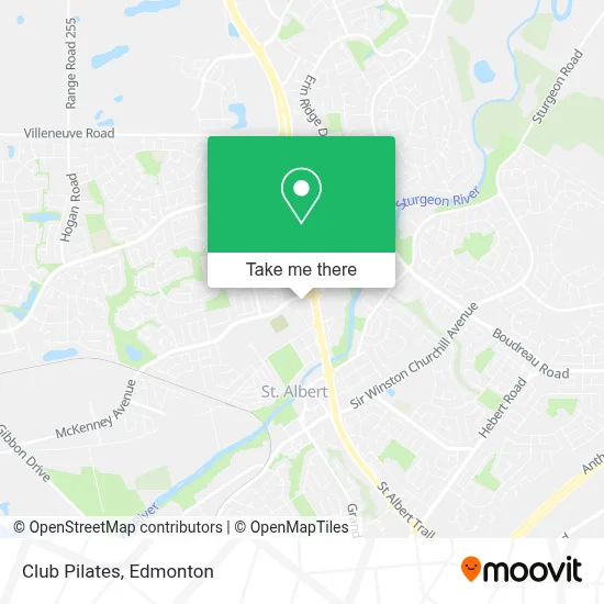 Club Pilates map