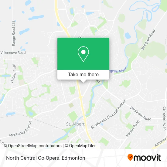 North Central Co-Opera map