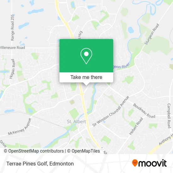 Terrae Pines Golf map
