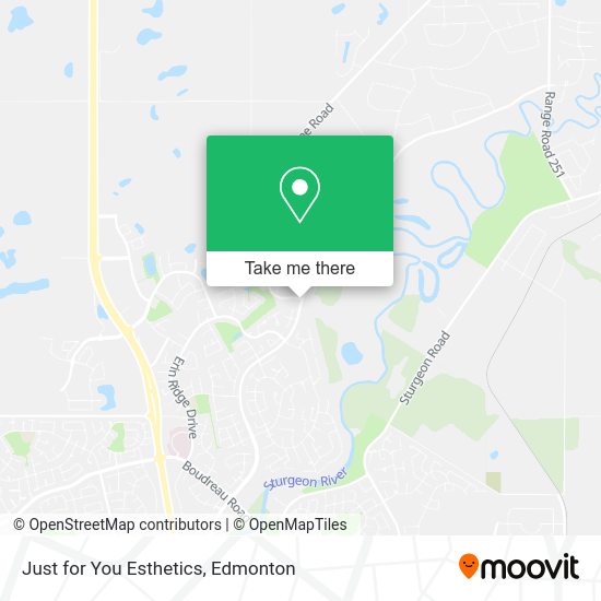 Just for You Esthetics map