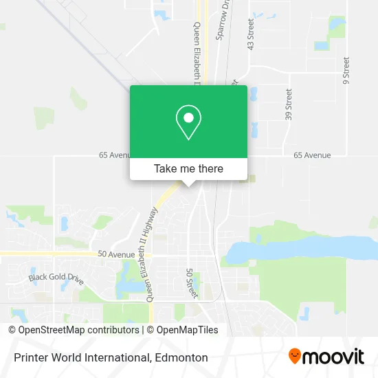 Printer World International map