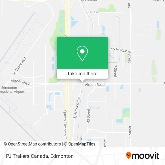 PJ Trailers Canada map