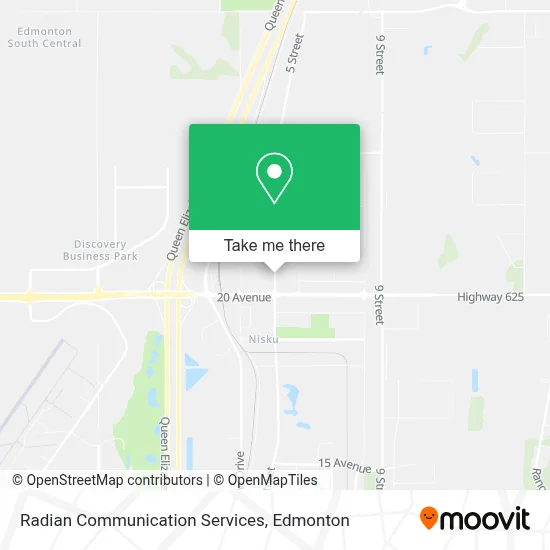 Radian Communication Services map