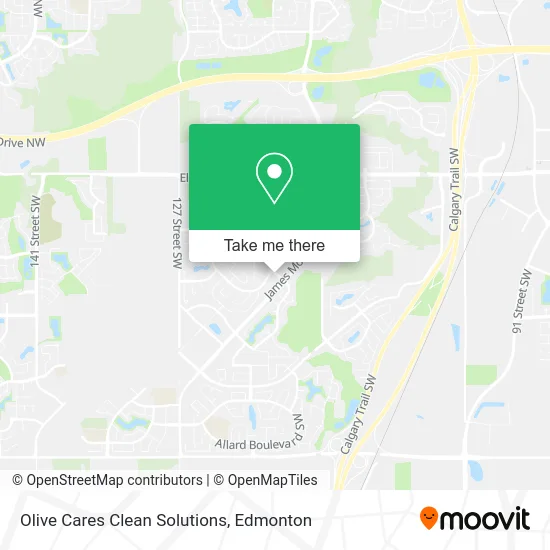 Olive Cares Clean Solutions map