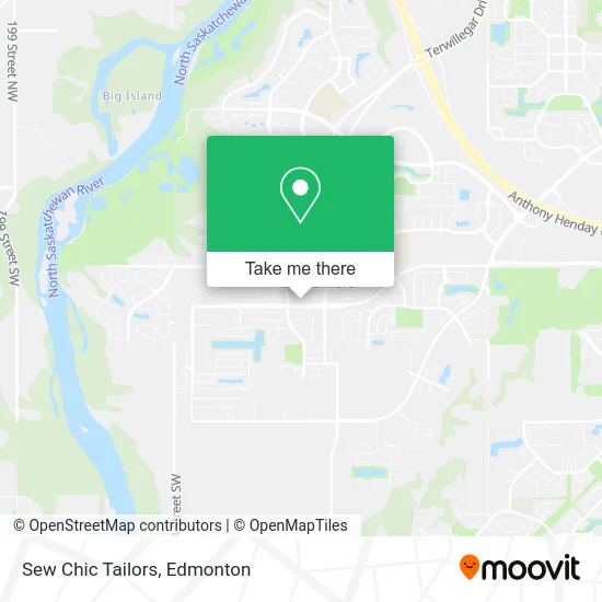 Sew Chic Tailors map