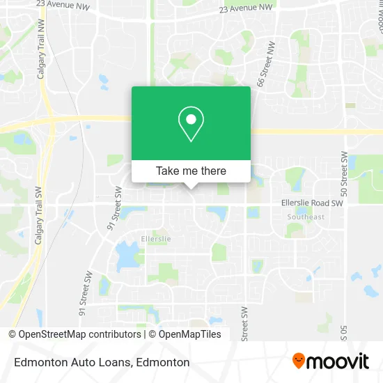 Edmonton Auto Loans map