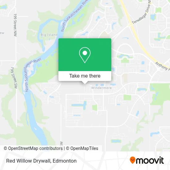 Red Willow Drywall map