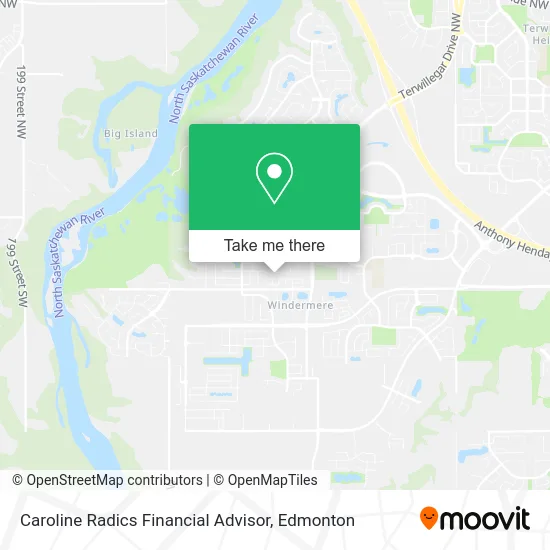 Caroline Radics Financial Advisor map