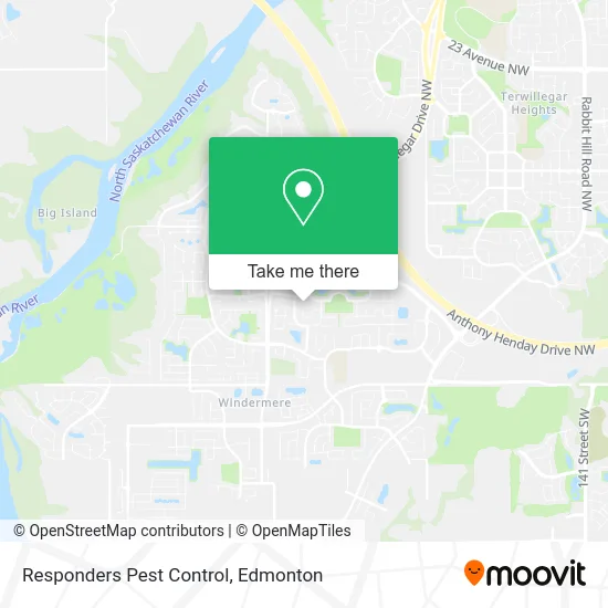 Responders Pest Control map