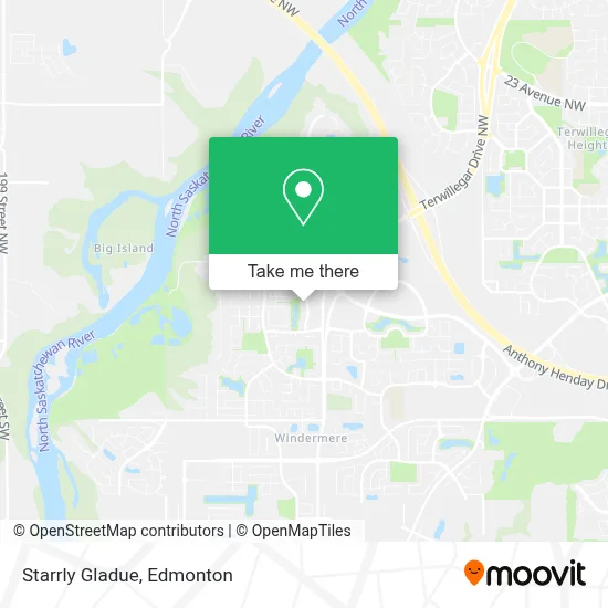 Starrly Gladue map