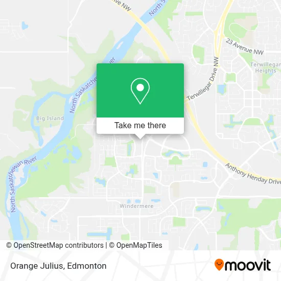 Orange Julius map