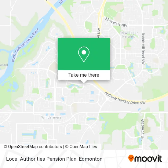 Local Authorities Pension Plan map