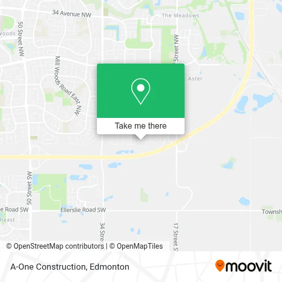 A-One Construction map