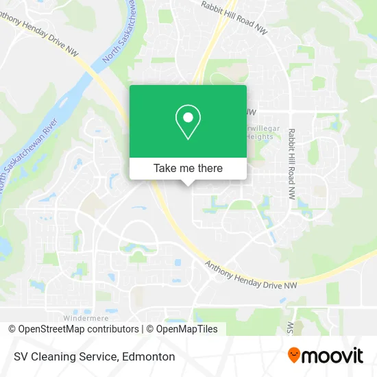 SV Cleaning Service map