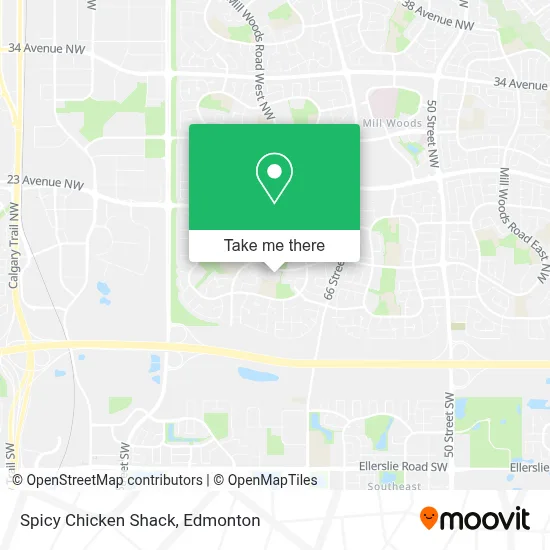 Spicy Chicken Shack map