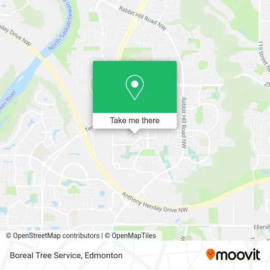 Boreal Tree Service map