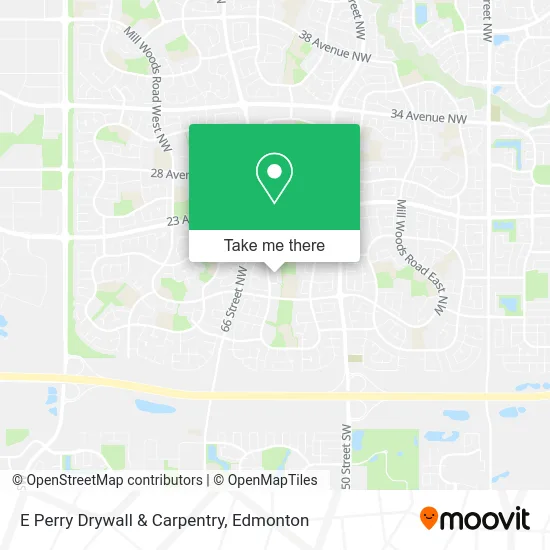 E Perry Drywall & Carpentry map