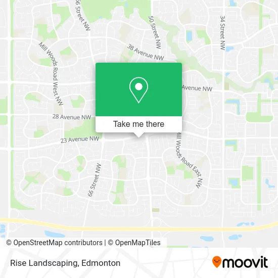 Rise Landscaping map
