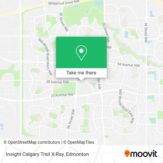 Insight Calgary Trail X-Ray map