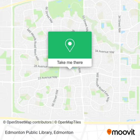 Edmonton Public Library map