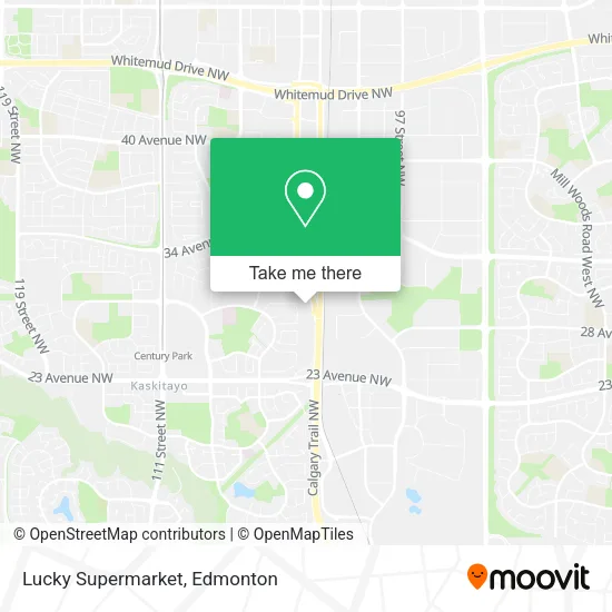 Lucky Supermarket map