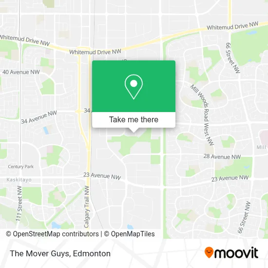 The Mover Guys map