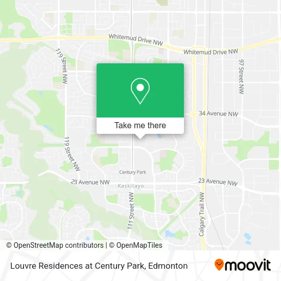 Louvre Residences at Century Park map