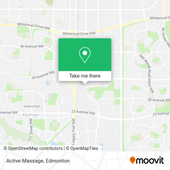 Active Massage map