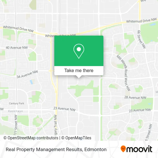Real Property Management Results map