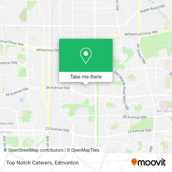 Top Notch Caterers map