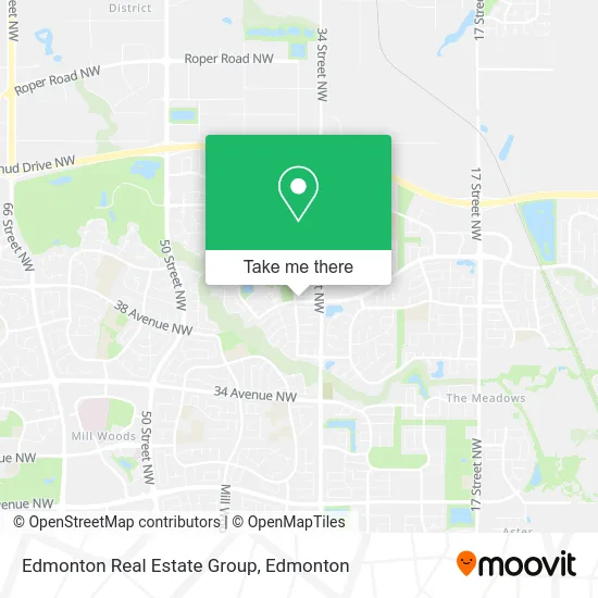 Edmonton Real Estate Group map