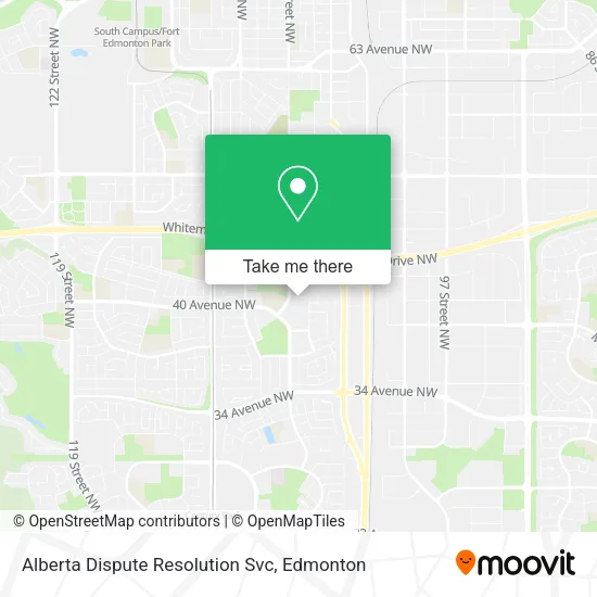 Alberta Dispute Resolution Svc map