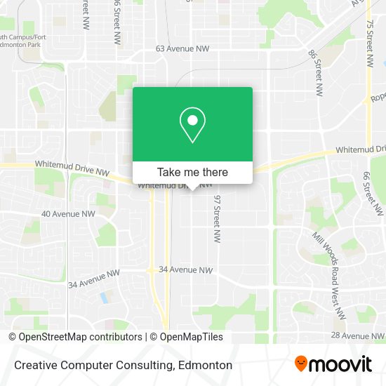 Creative Computer Consulting map