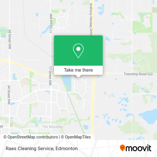 Raes Cleaning Service map