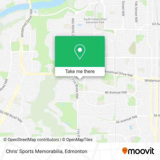 Chris' Sports Memorabilia map