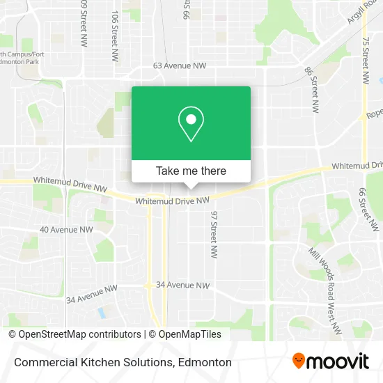 Commercial Kitchen Solutions map