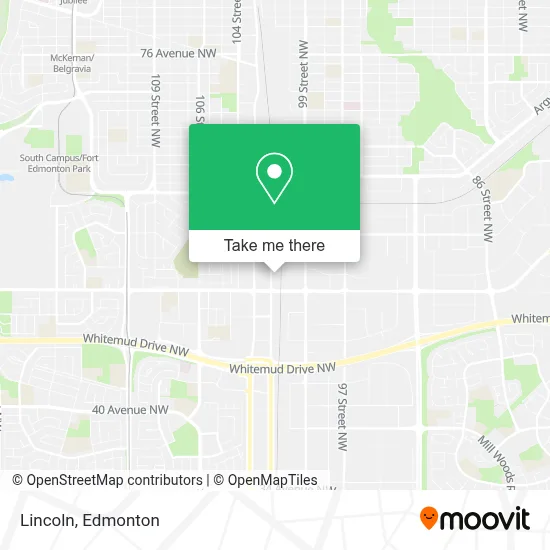 Lincoln map