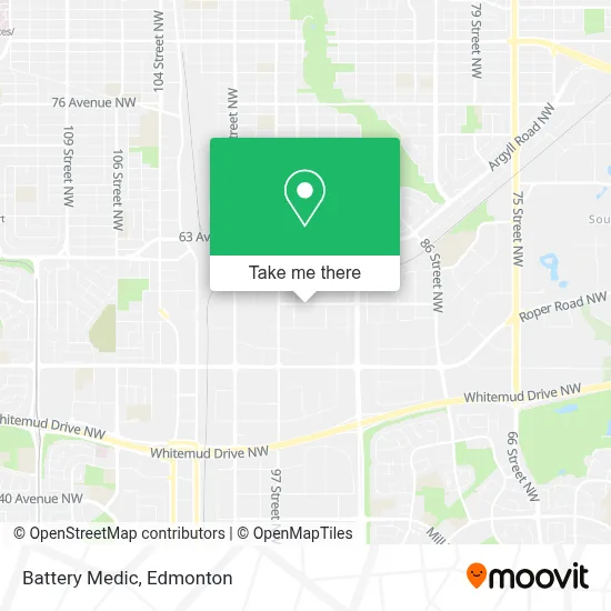 Battery Medic map