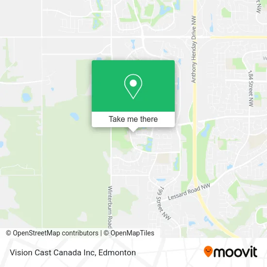 Vision Cast Canada Inc map